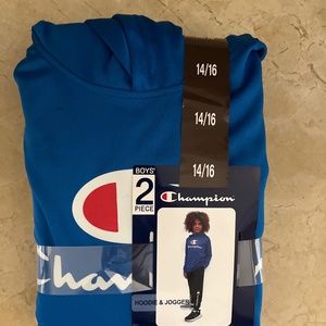 Boys champion Jogger and Hoodie Set